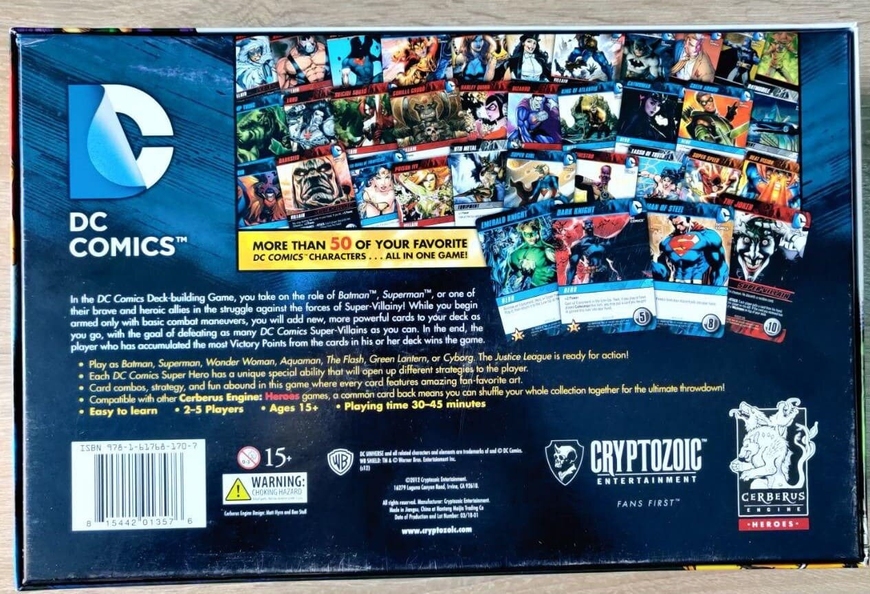 DC Comics Deck-Building Game USED + протектори
