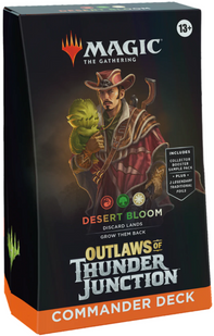 Commander Deck Desert Bloom Outlaws of Thunder Junction Magic The Gathering АНГЛ