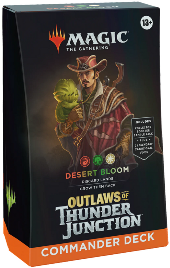 Commander Deck Desert Bloom Outlaws of Thunder Junction Magic The Gathering АНГЛ