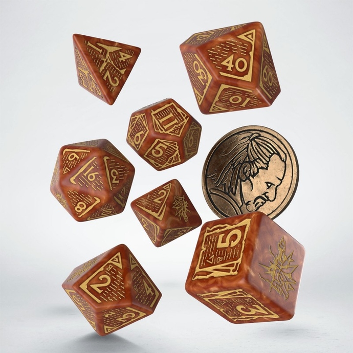 Набір кубиків The Witcher Dice Set. Vesemir - The Wise Witcher (7)