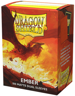 Протектори Dragon Shield Sleeves: Dual matte Ember (100 шт, 66x91)