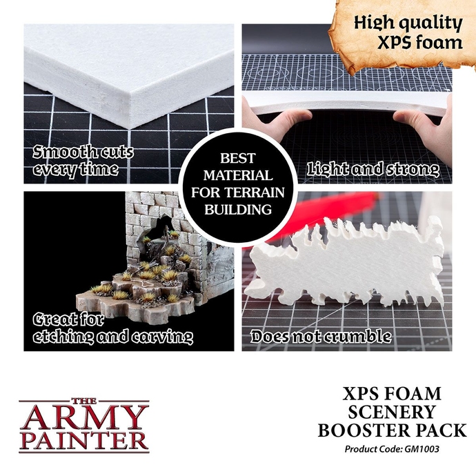 Набір листів пенопласту XPS Scenery Foam Booster Pack