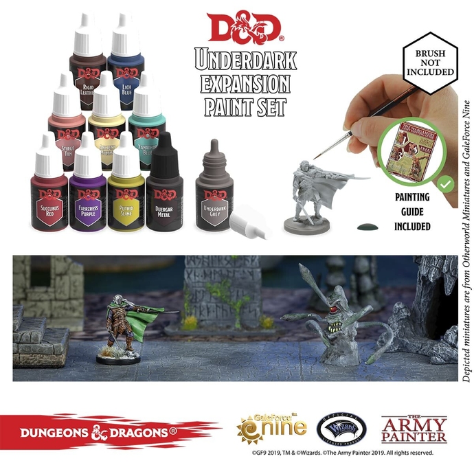 Набір фарб D&D: Underdark Paint Set