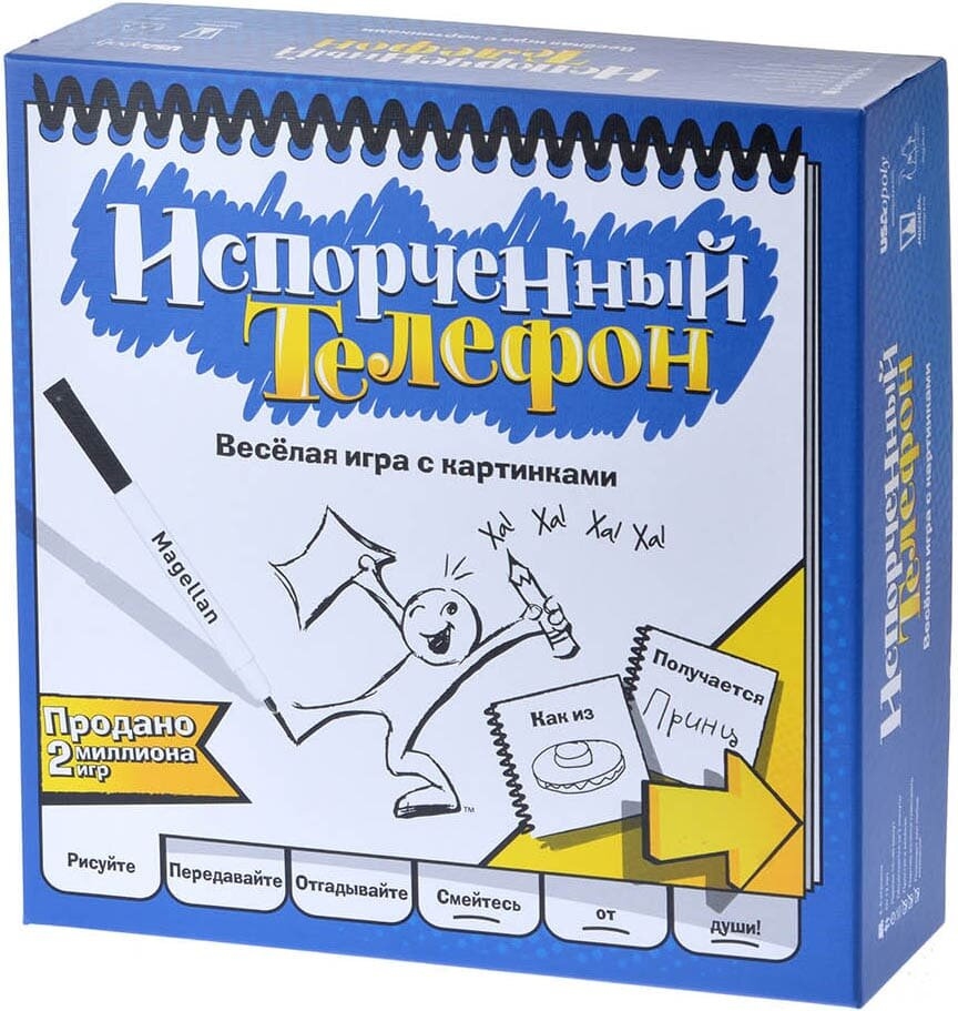 Настольная игра Испорченный телефон (Telestrations) купить недорого с  доставкой по Украине | интернет магазин Geekach Shop