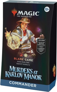 Commander Deck Blame Game Murders at Karlov Manor Magic The Gathering АНГЛ