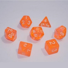 Набор кубиков Games7Days TRANSPARENT - Оранжевый (7 шт)