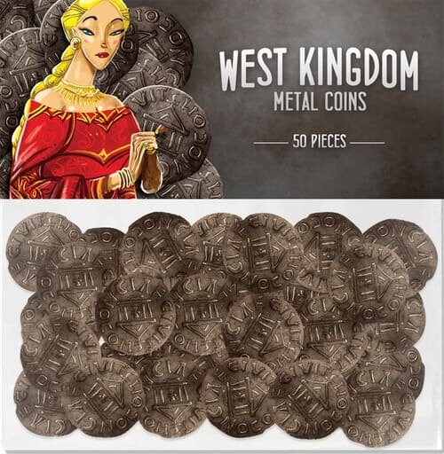 Металлические монеты для игры Архитекторы Западного Королевства