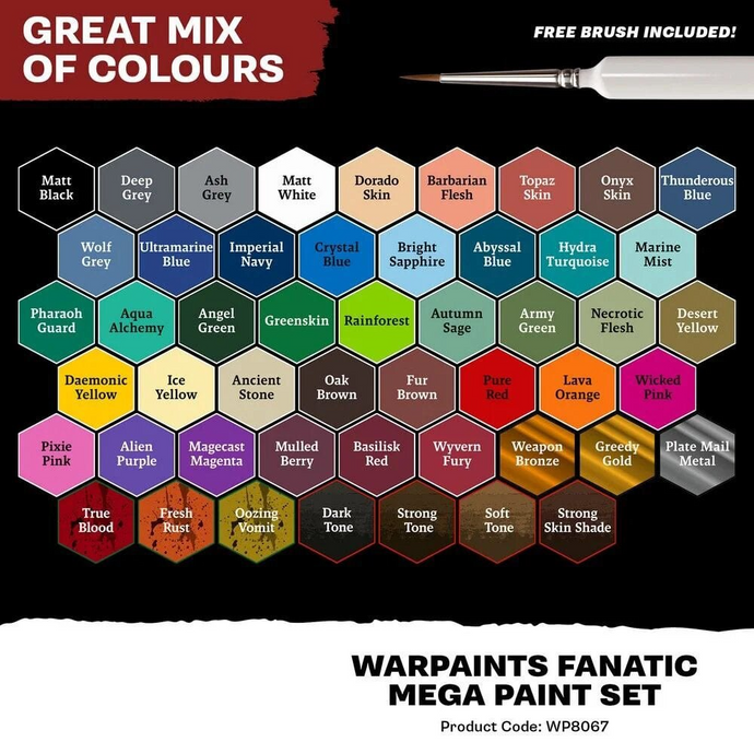 Набір фарб Warpaints Fanatic: Mega Set