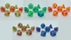 Набор кубиков Games7Days GLOW IN THE DARK - Зелено-оранжевый (7 шт)