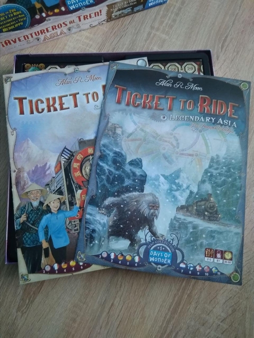 Ticket to Ride Map Collection: Volume 1 – Team Asia & Legendary Asia + протектори USED