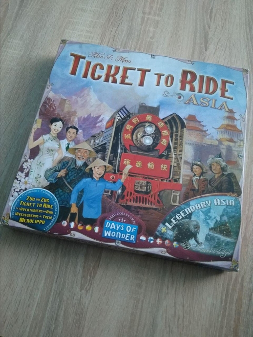 Ticket to Ride Map Collection: Volume 1 – Team Asia & Legendary Asia + протекторы USED