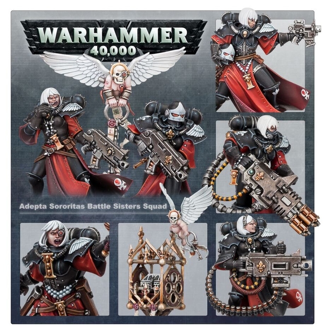 Adeptas Sororitas Battle Sister Squad Warhammer 40000