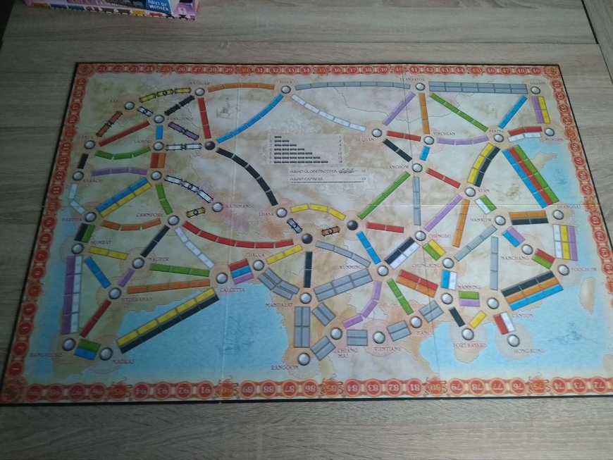 Ticket to Ride Map Collection: Volume 1 – Team Asia & Legendary Asia + протекторы USED